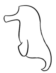 海马简笔画
