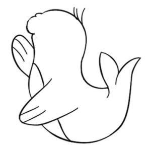 海狮简笔画