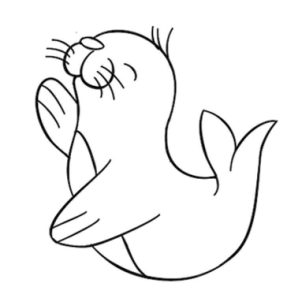 海狮简笔画