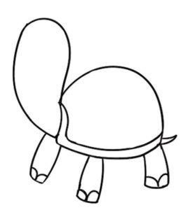 乌龟简笔画