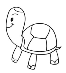 乌龟简笔画