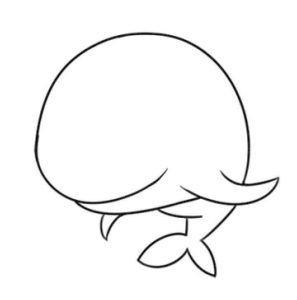 鲸鱼简笔画