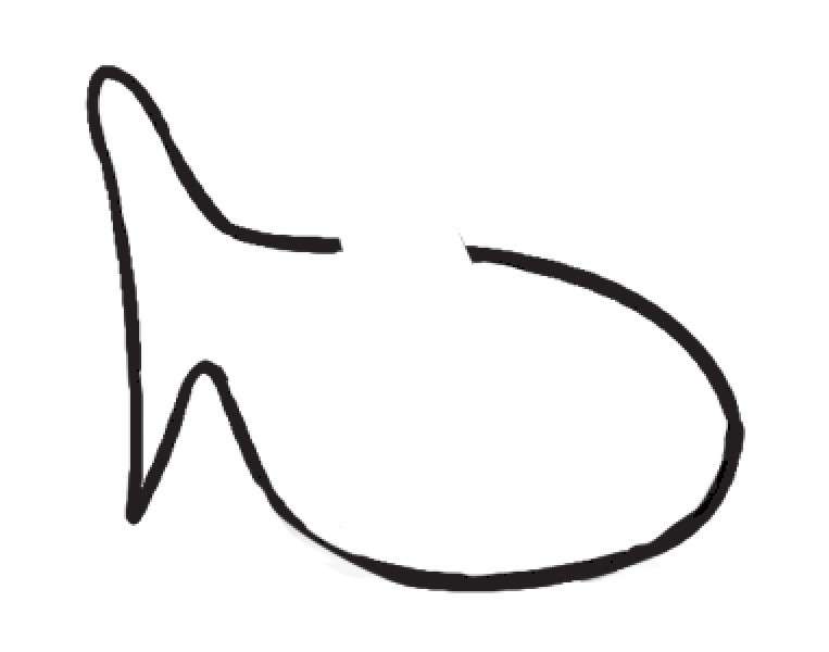 鲨鱼简笔画