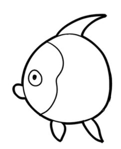热带鱼简笔画