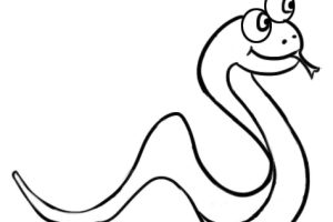 蛇简笔画