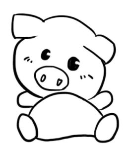小猪简笔画