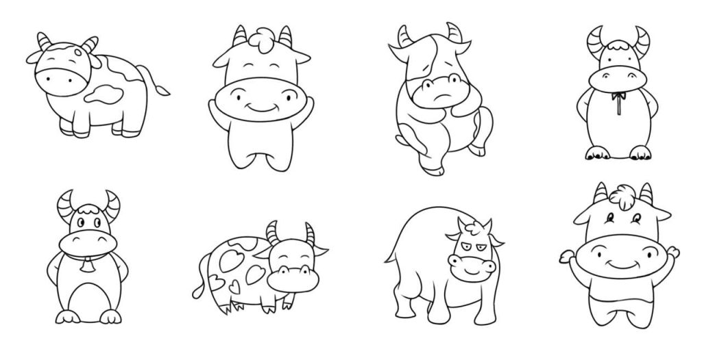 老牛简笔画