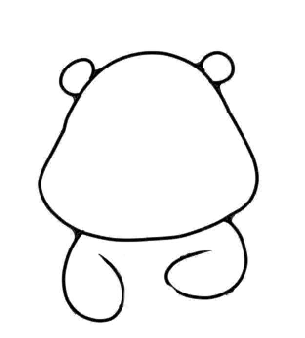 熊猫简笔画