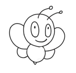 蜜蜂简笔画