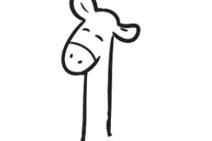 长颈鹿简笔画