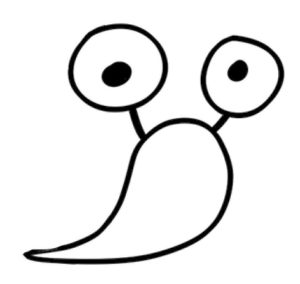 蜗牛简笔画