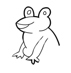 青蛙简笔画