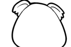 树袋熊简笔画