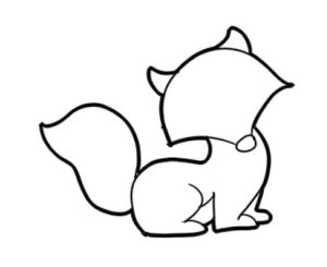 狐狸简笔画