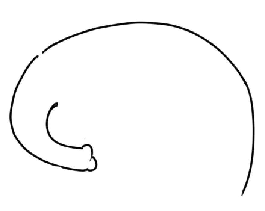 大象简笔画