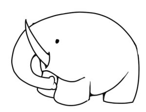 大象简笔画