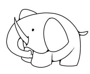大象简笔画