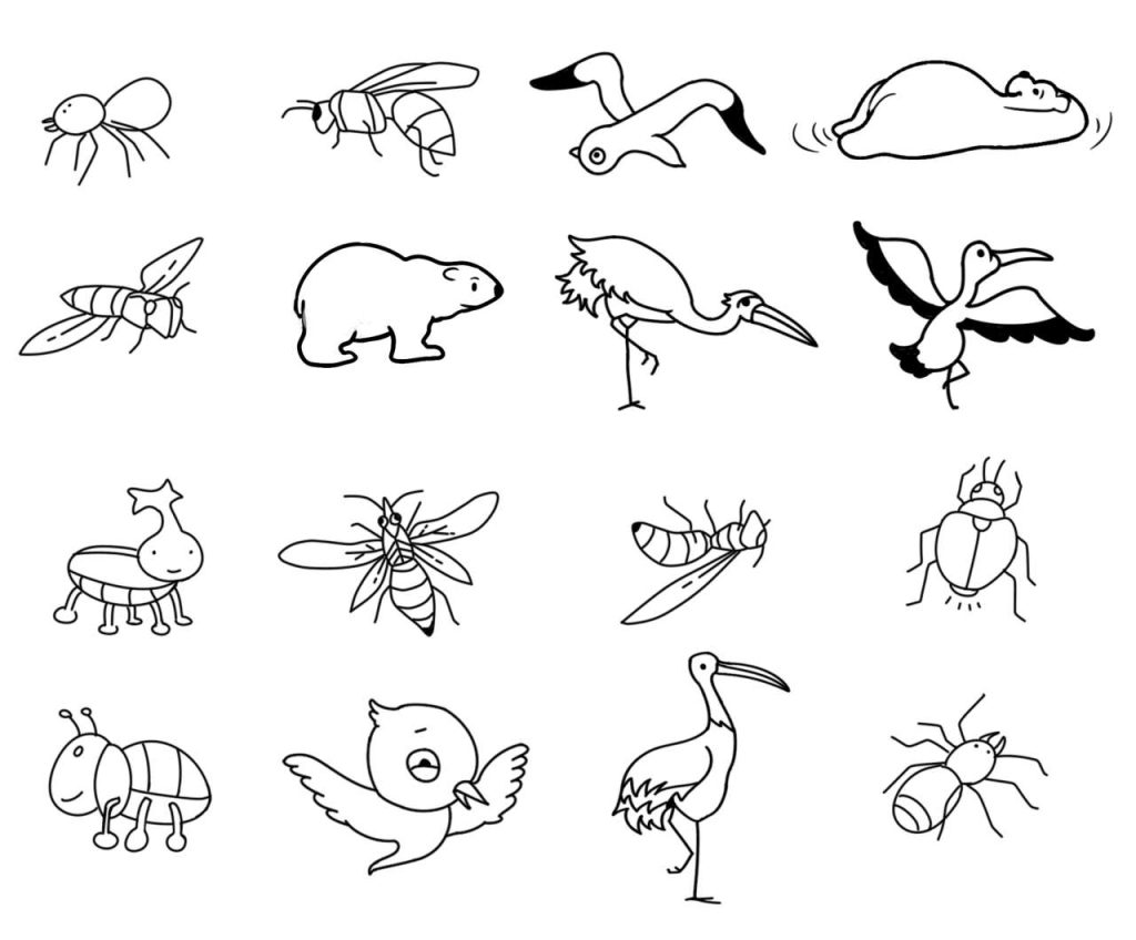动物小图简笔画