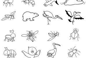 动物小图简笔画