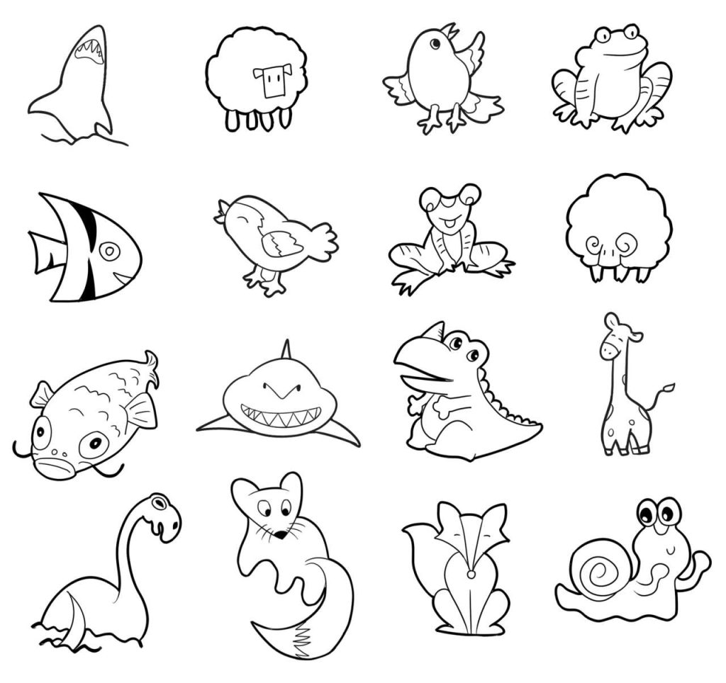 动物小图简笔画