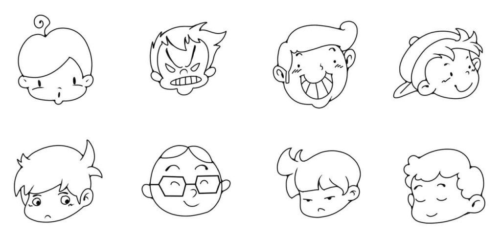 表情简笔画