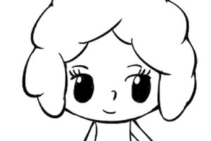 女孩简笔画