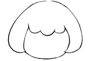 女孩简笔画