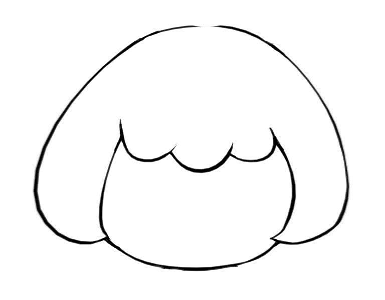 女孩简笔画