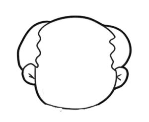老人简笔画