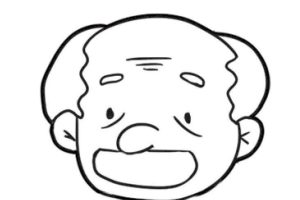 老人简笔画