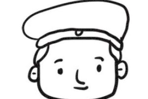 军人简笔画
