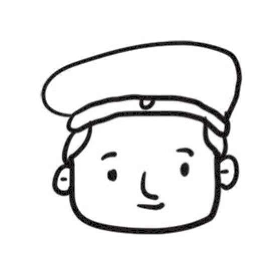 军人简笔画