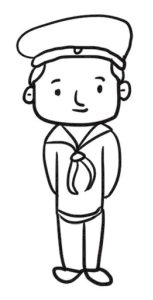 军人简笔画