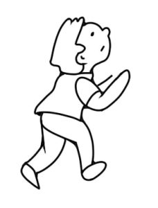 运动员简笔画
