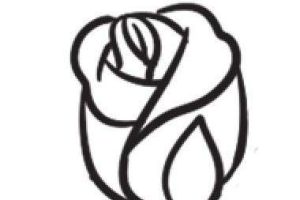 玫瑰花简笔画