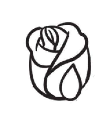 玫瑰花简笔画