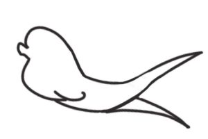 燕子简笔画