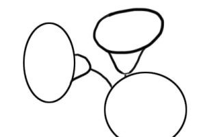 喇叭花简笔画