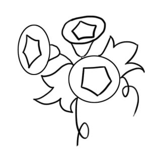 喇叭花简笔画