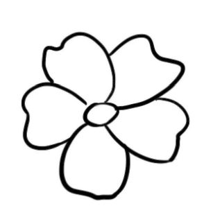 茉莉花简笔画