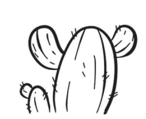 仙人掌简笔画