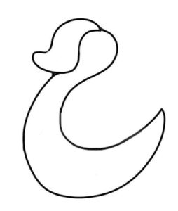 天鹅简笔画