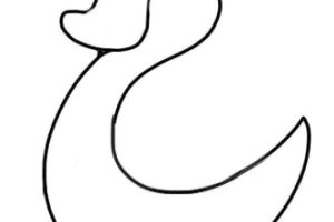 天鹅简笔画