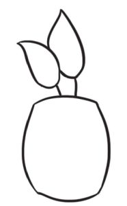 绿萝简笔画