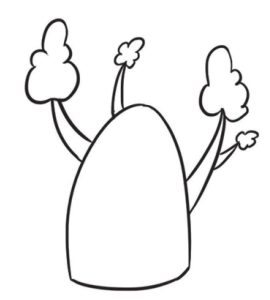 面包树简笔画