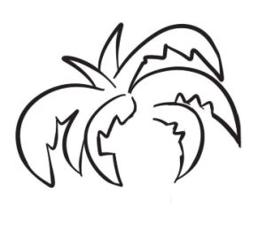 椰子树简笔画