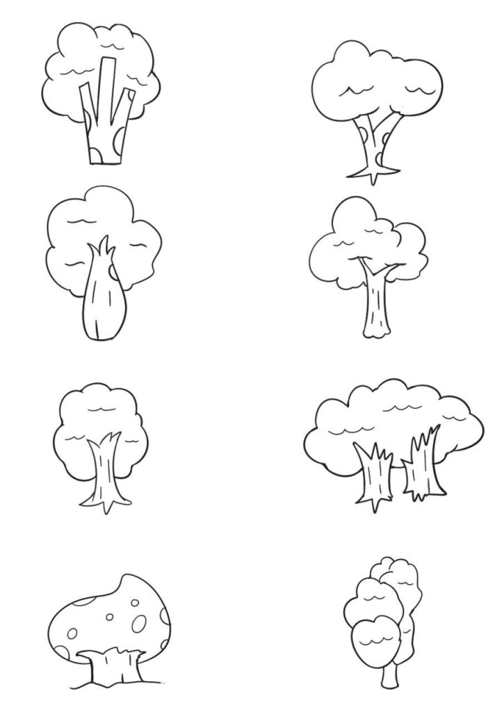 灌木简笔画