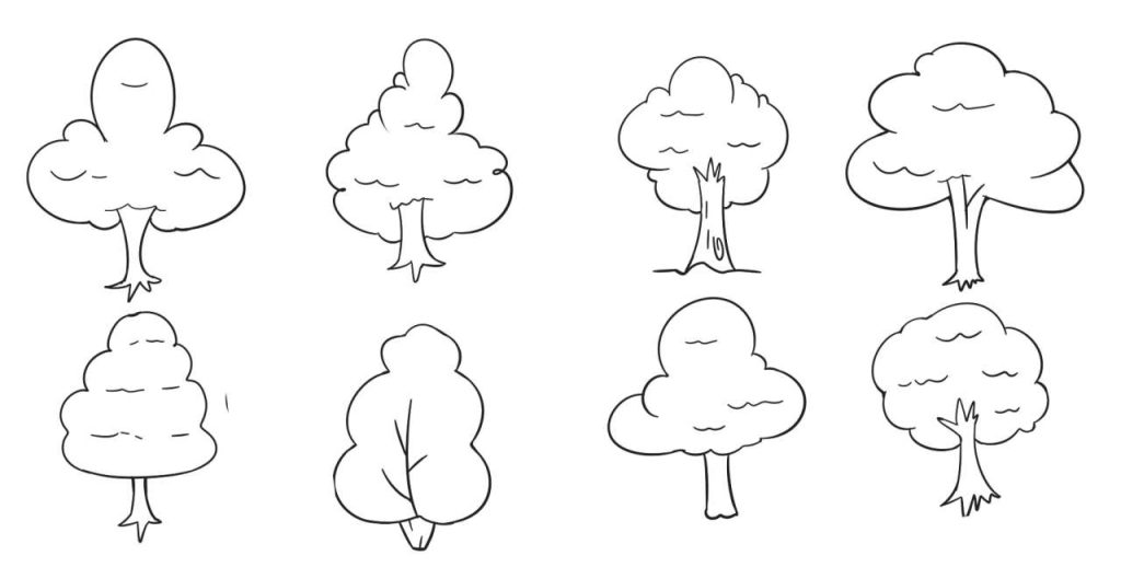 灌木简笔画