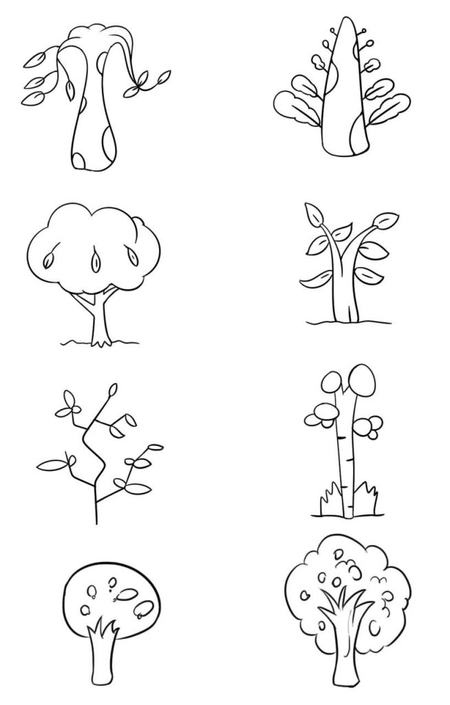 大树简笔画