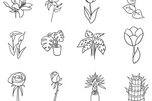 植物小图合集简笔画